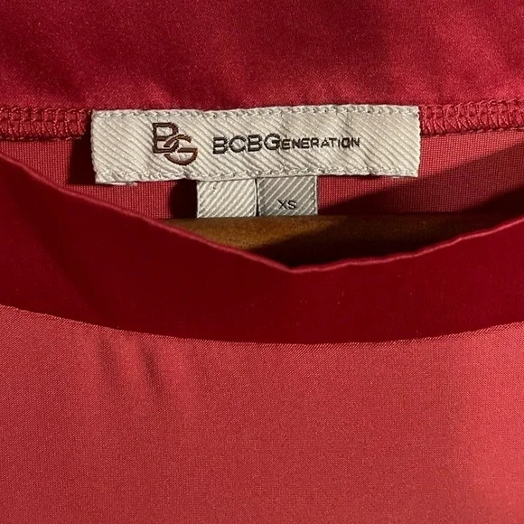 BCBGENERATION Rust Dolman Sleeve Dress Sz XS - Picture 2 of 4